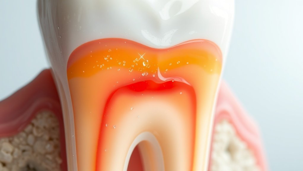 minerals reinforce tooth enamel