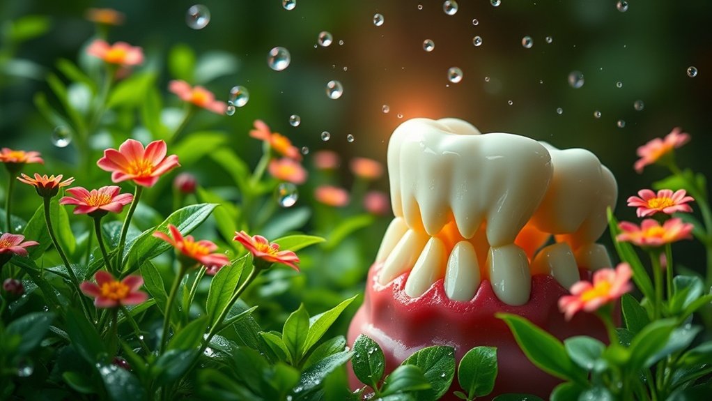 promotes healthy gums teeth